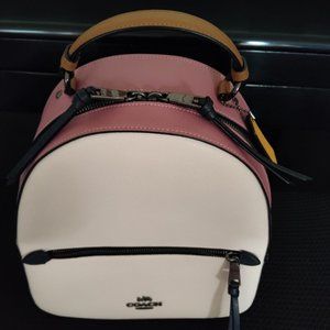 Coach Jordyn Color block backpack